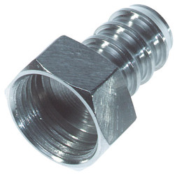 Adaptateur fileté 1/2" annelé - 1/2" femelle